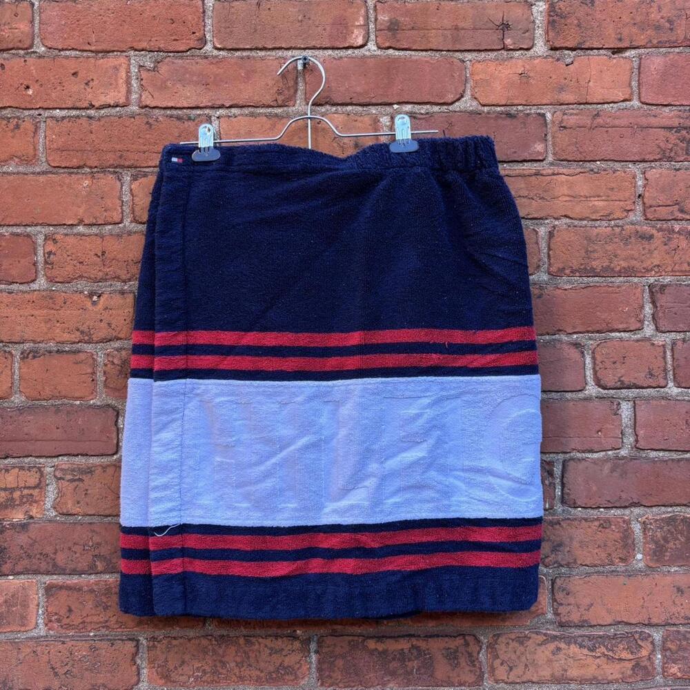 Vintage Tommy Hilfiger beach towel wrap 00s OS